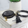 Halo Bangle with Wireless Headphone Holder with Mirror